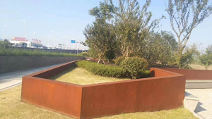 衡东耐候钢挡土墙